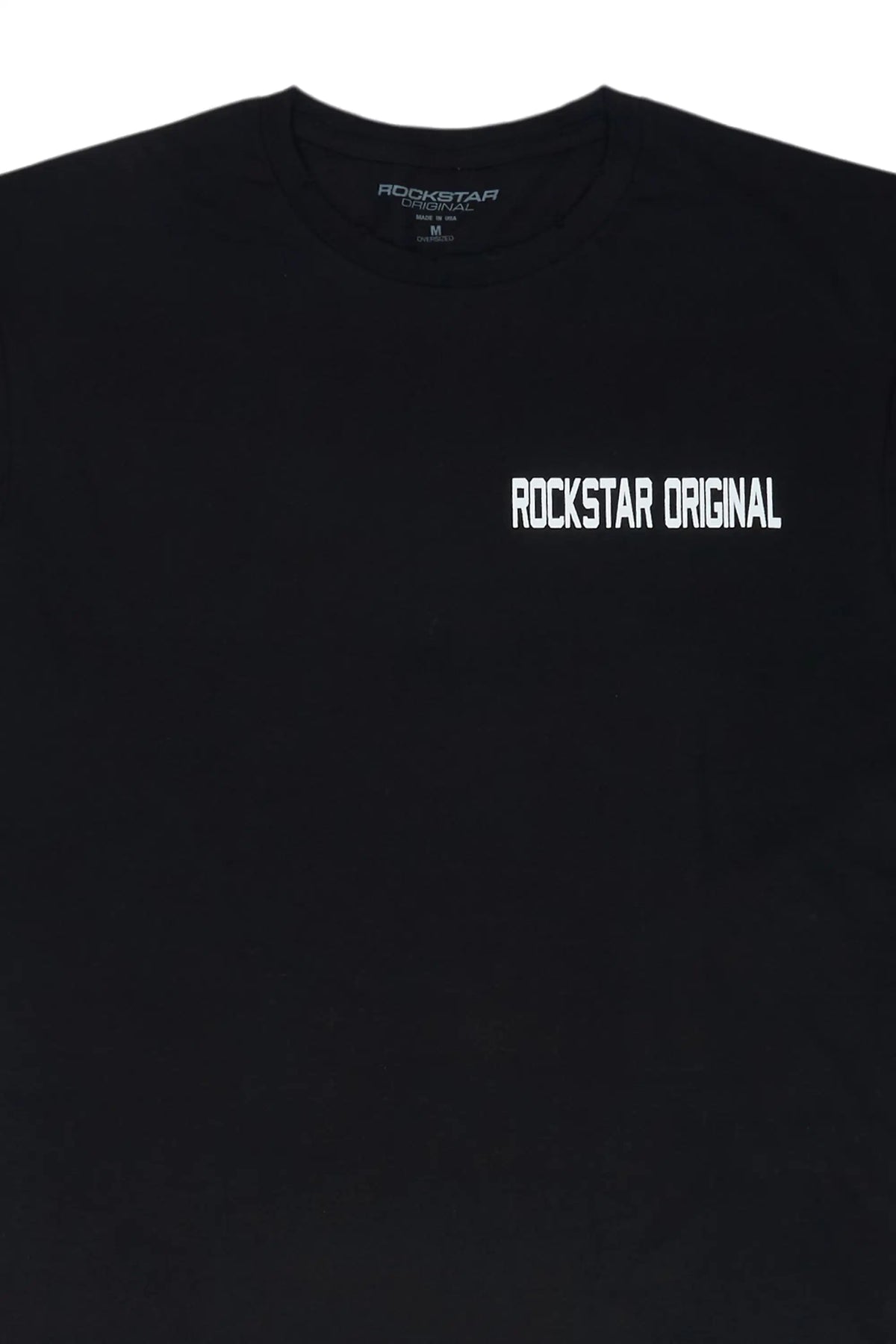 Arique Black Cut Sleeve T-Shirt