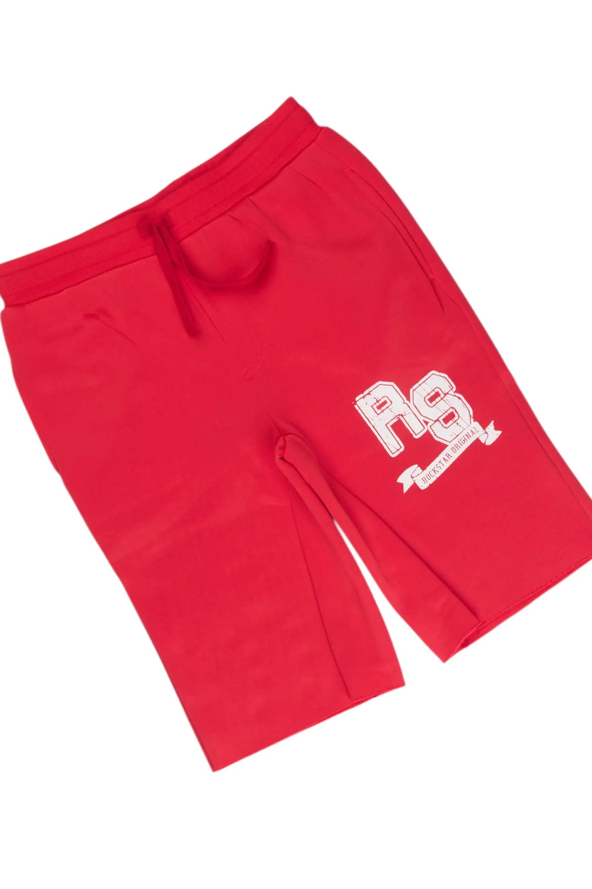 Boys Alik Red Hooded Fleece Short Set