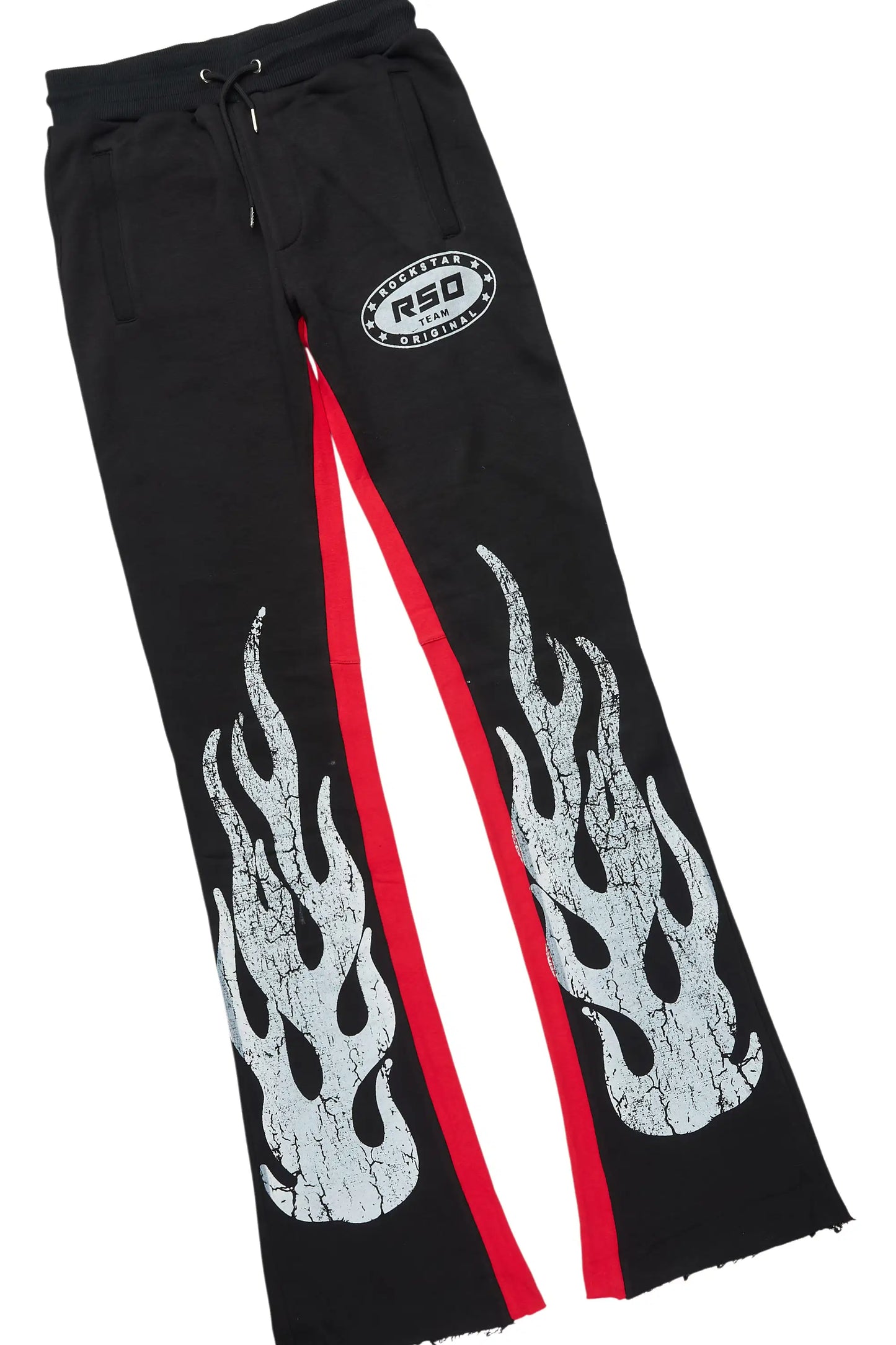 Amos Black Hoodie/Stacked Pant Track Set