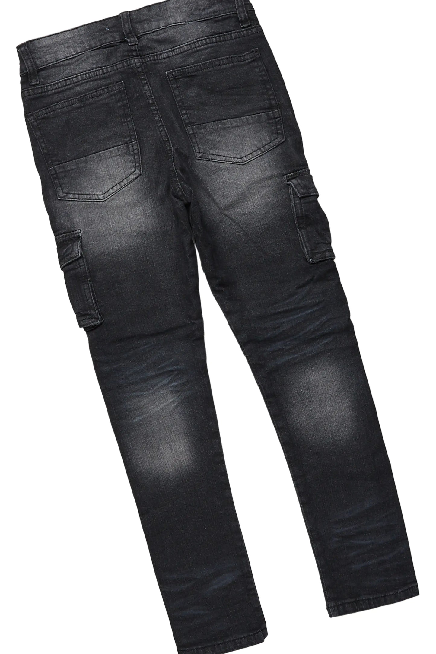 Boys Acco Grey T-Shirt/Cargo Skinny Jean Set