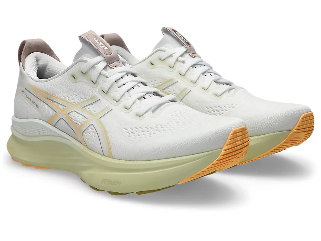 Asics Mens Gel Kayano 32- White/Orange Glow (1011C052-101)