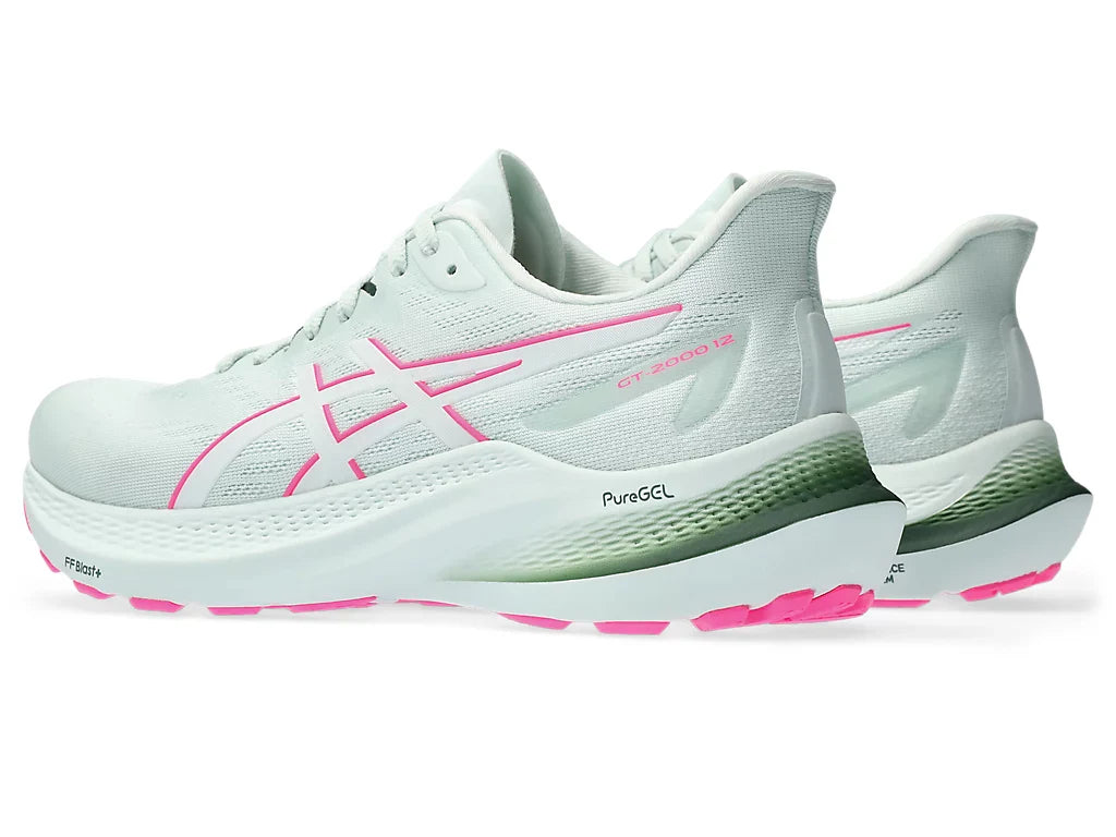 Asics Womens GT-2000 12 Wide- Pure Aqua/White (1012B504-300)
