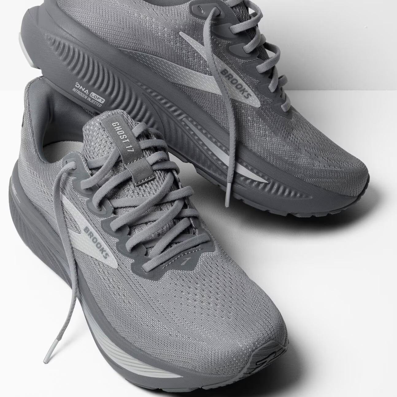Brooks Men's Ghost 17 - Primer Gray/Oyster Mushroom