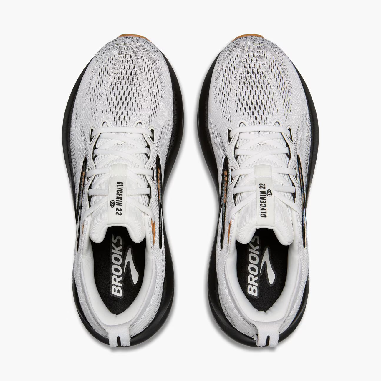 Brooks Men's Glycerin 22 - White/Grey/Black