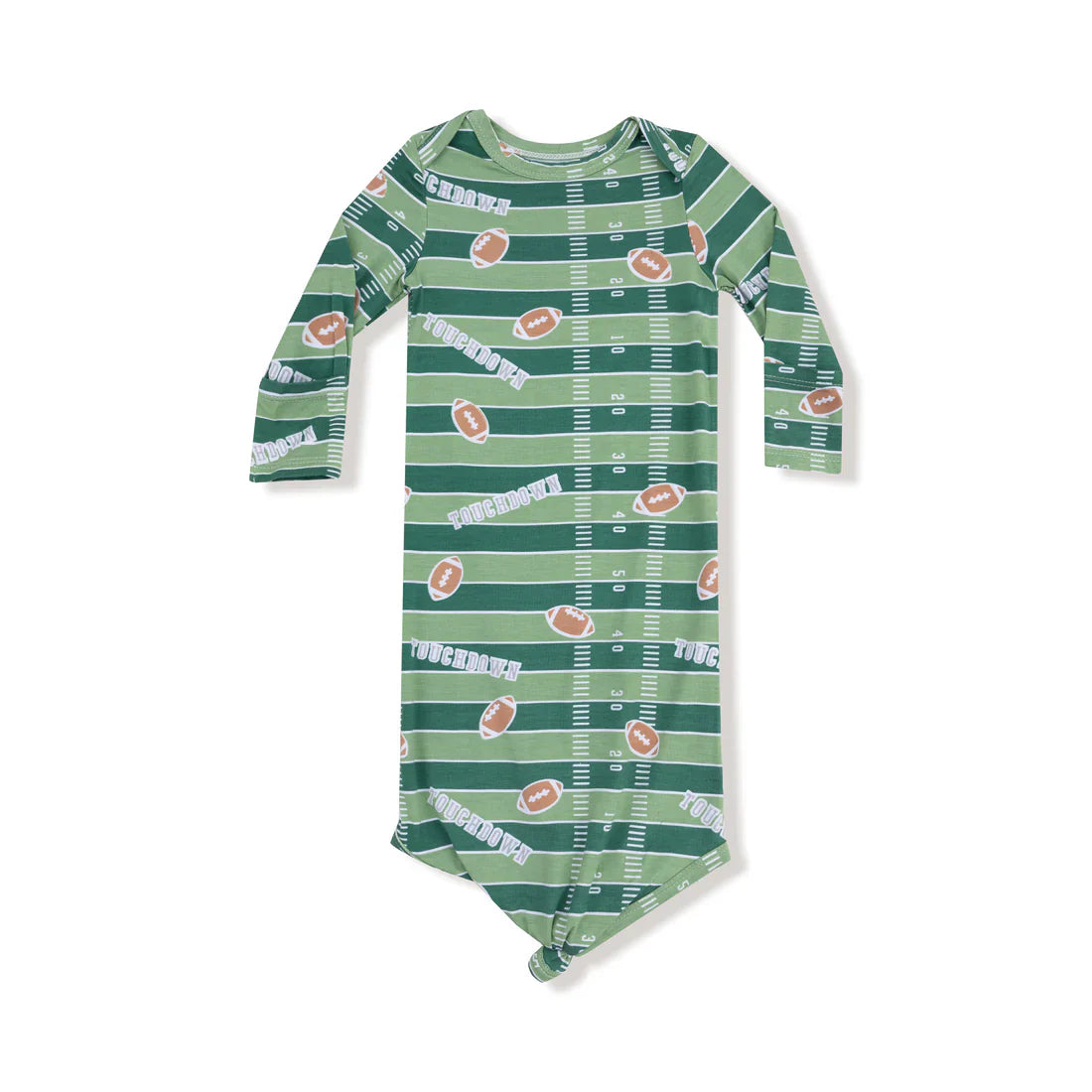 Football Field Knotted Gown 0-3M