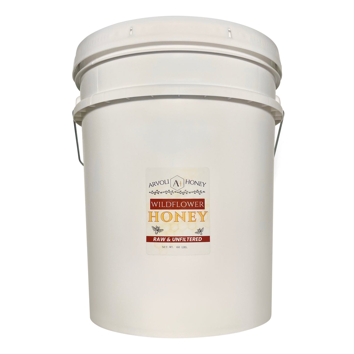 Arvoli Honey Raw Wildflower Honey - 60 LB 1 Pack