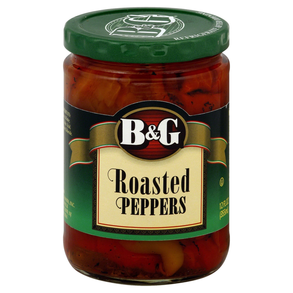 B&G Peppers Roasted - 12 FZ 12 Pack