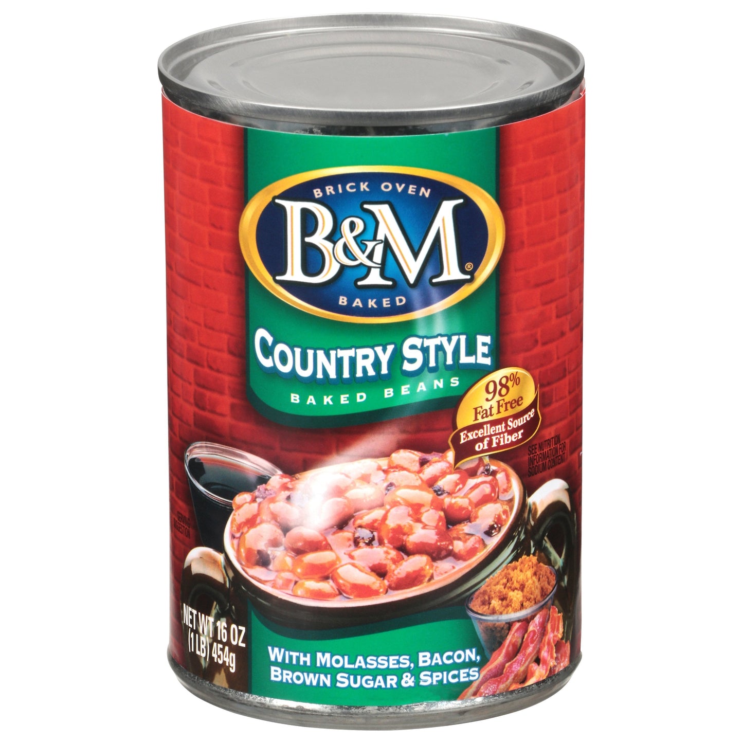 B&M Beans Baked Country Style - 16 OZ 12 Pack