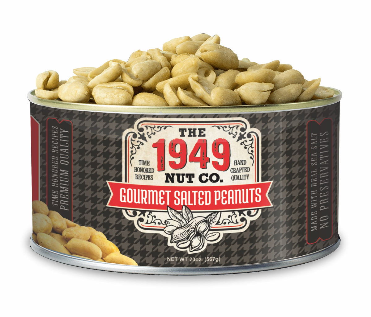 1949 Nut Company Gourmet Salted Peanuts 20 OZ - 12 Pack