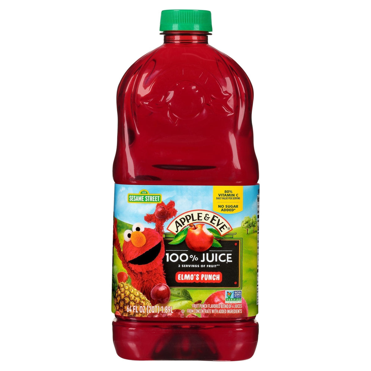 Apple & Eve Juice Sesame Street Elmo's Punch - 64 FZ 8 Pack