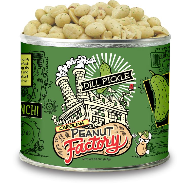 1949 Nut Company CPF Dill Pickle Peanuts - 10 OZ 6 Pack