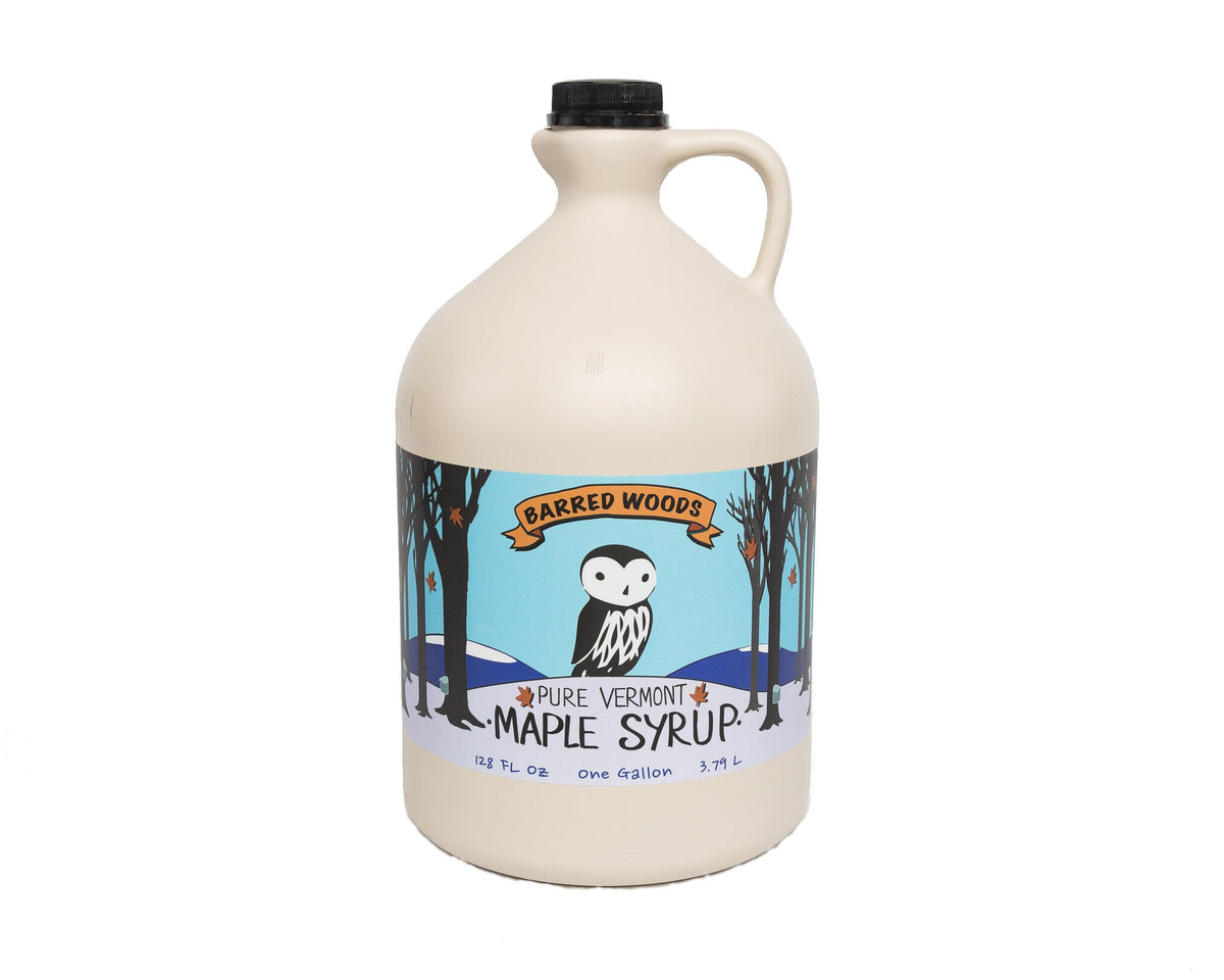 Barred Woods Maple Pure Vermont Maple Syrup - 1 GAL 4 Pack
