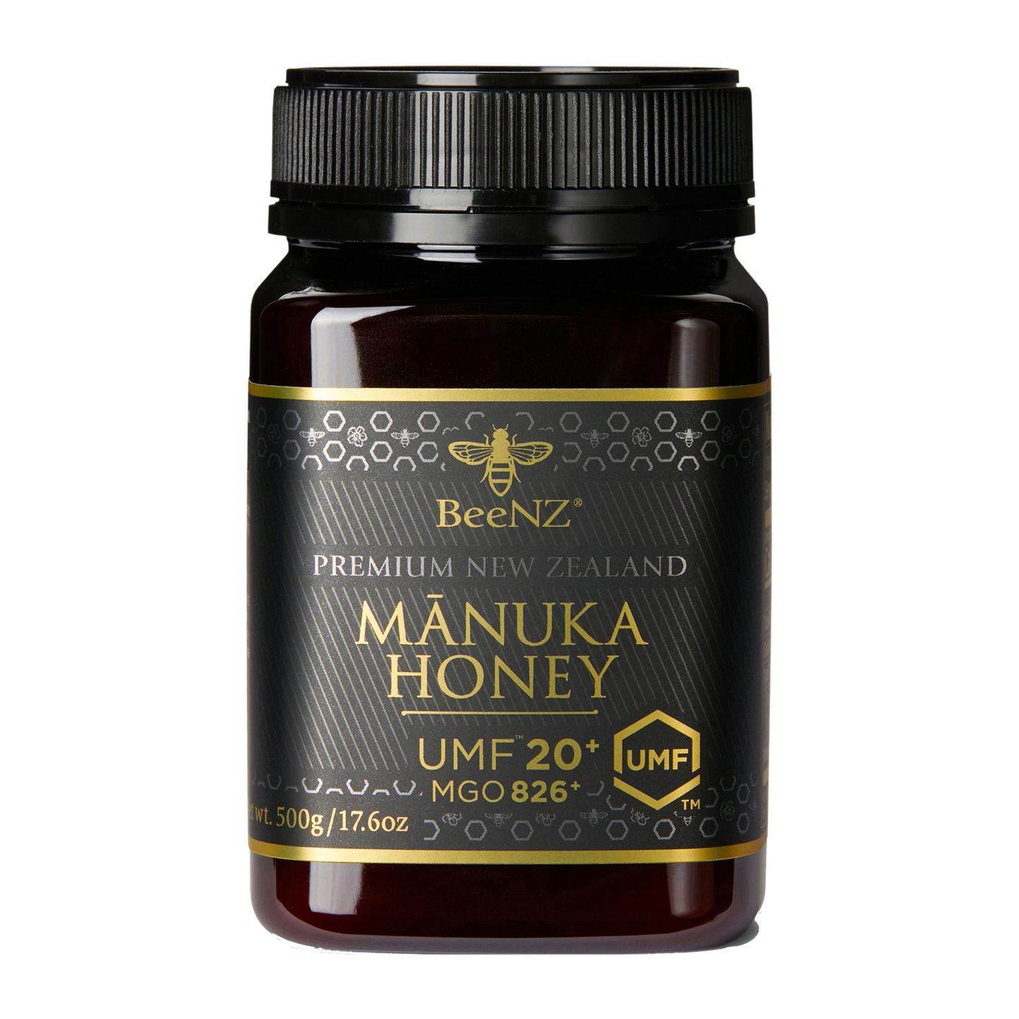 BeeNZ Manuka Honey UMF20+ - 17.6 OZ 12 Pack