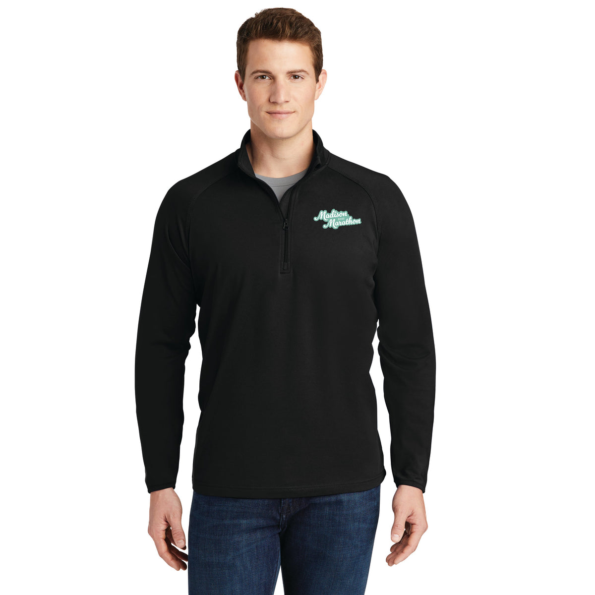 2025 Madison Marathon - Sport-Wick Stretch 1/4-Zip Pullover