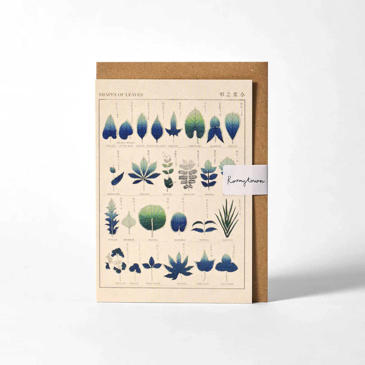 Greetings Card - Shapes of Leaves