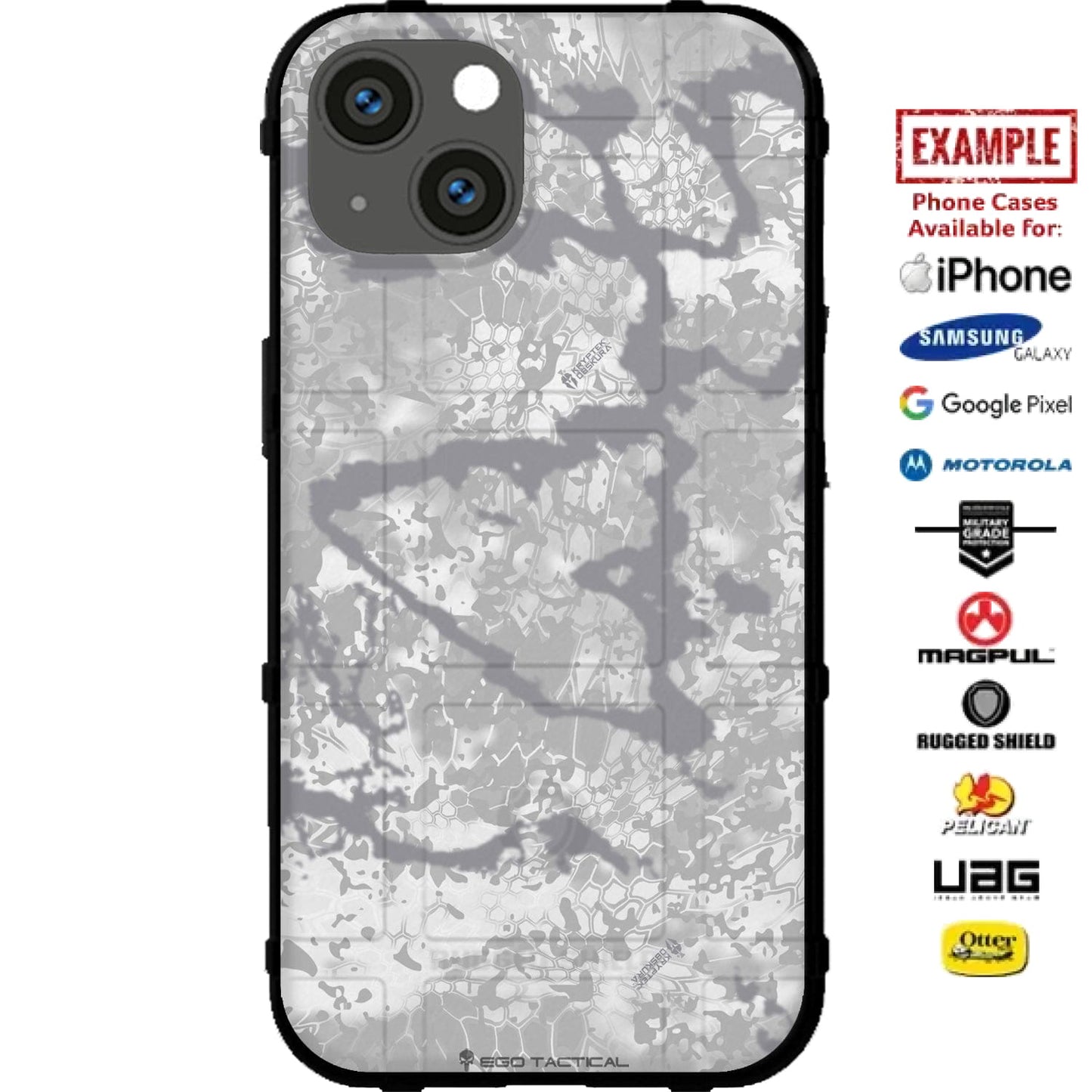 Kryptek Obskura Nivis Official Camouflage Pattern Custom Printed Case Design for Apple, Samsung, Google & Motorola Phone Models