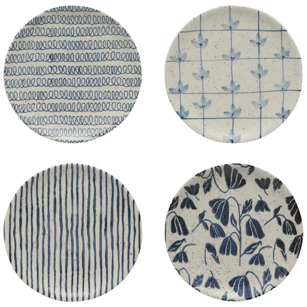 Elements Appetizer Plates Bundle - set of 4
