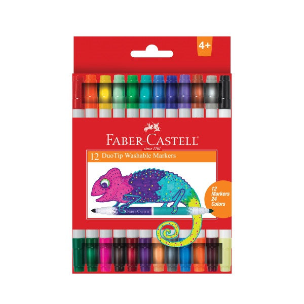 DuoTip Washable Markers - 12ct
