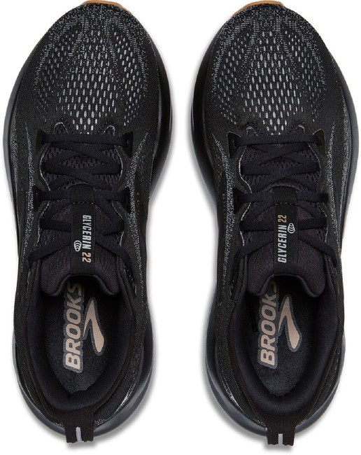 Brooks Men's Glycerin 22 - Black/Primer Gray/Biscuit