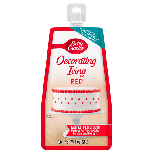 Betty Crocker Red Decorating Icing - 8.0 OZ 6 Pack