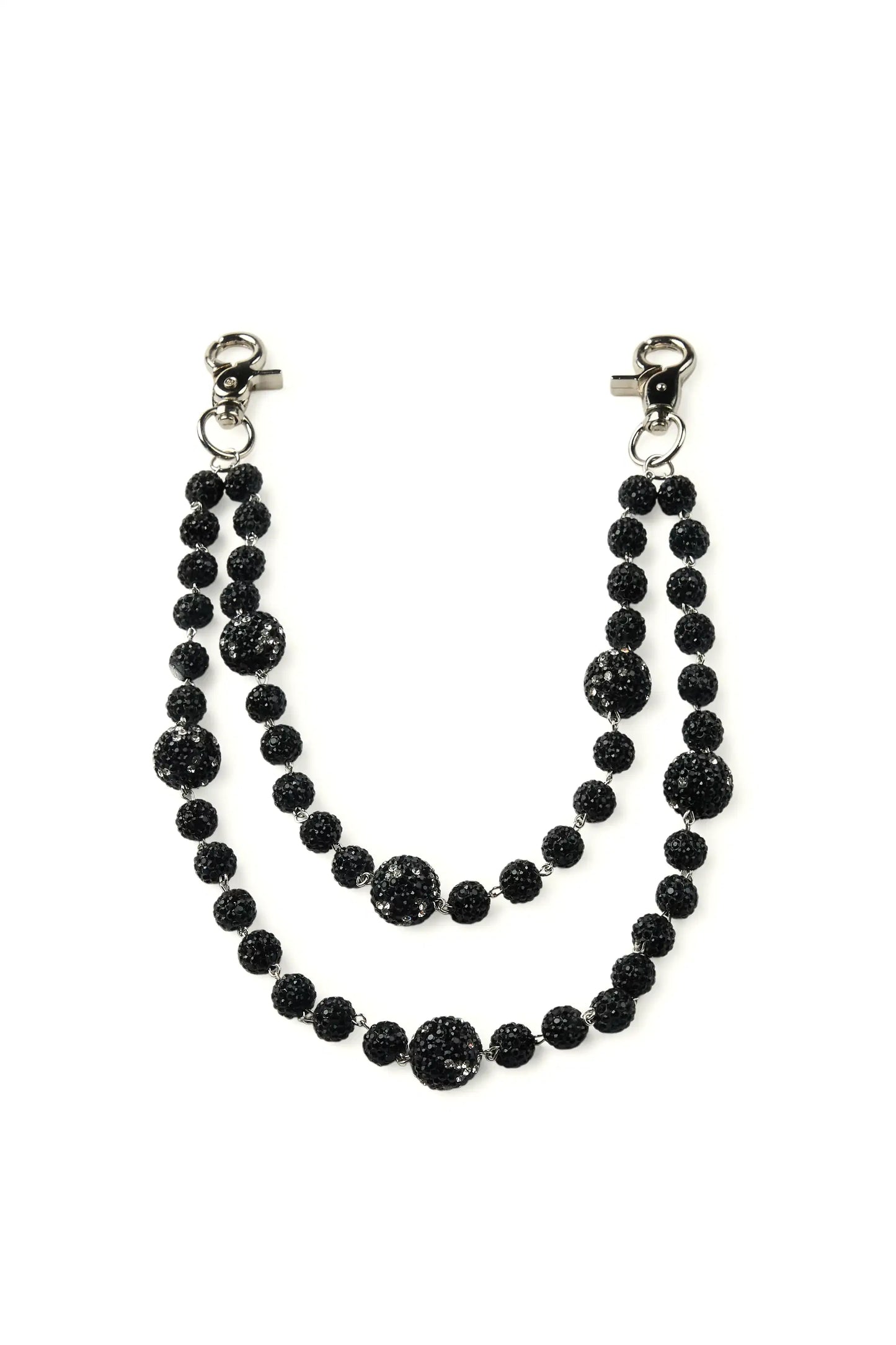 Baller Black/Black Wallet Chain