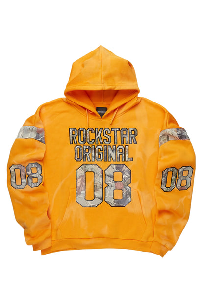 Atiya Orange Oversized Hoodie