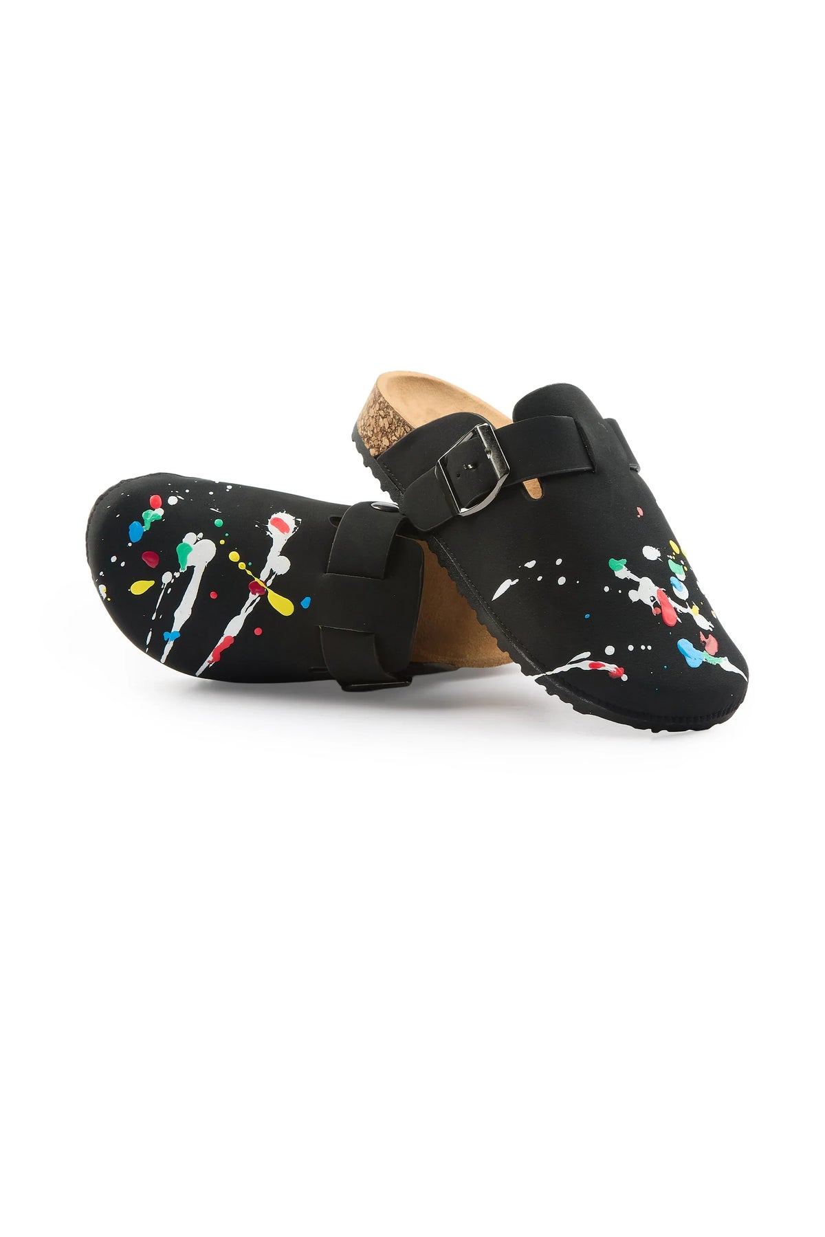 Boys Art Dist Black/Multi Slip On