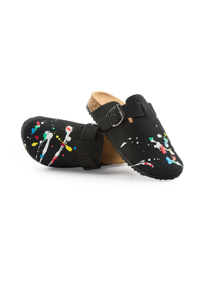 Boys Art Dist Black/Multi Slip On