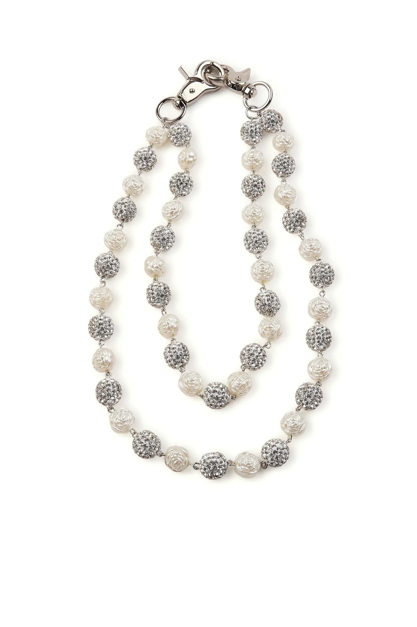 Acryx White/Black Wallet Chain