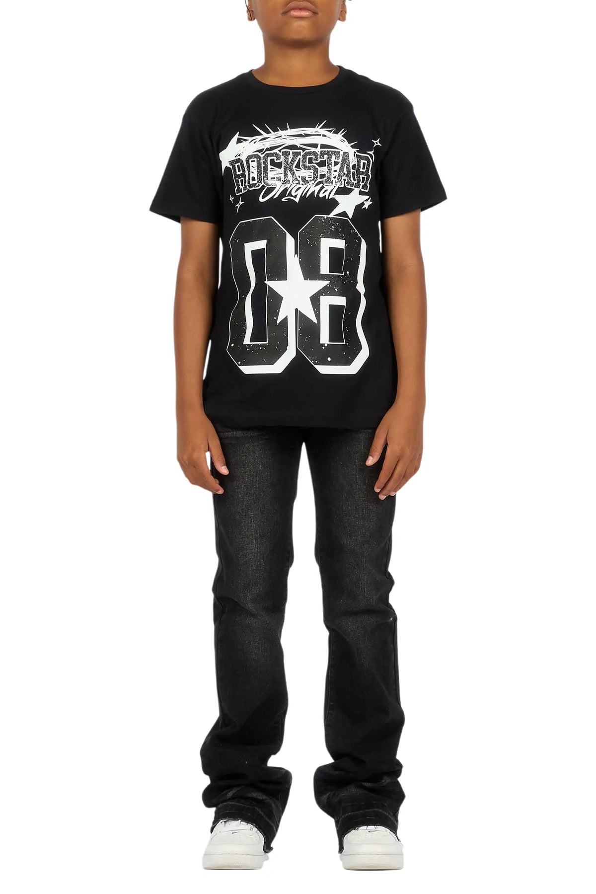 Boys Allstar Black/White Graphic T-Shirt