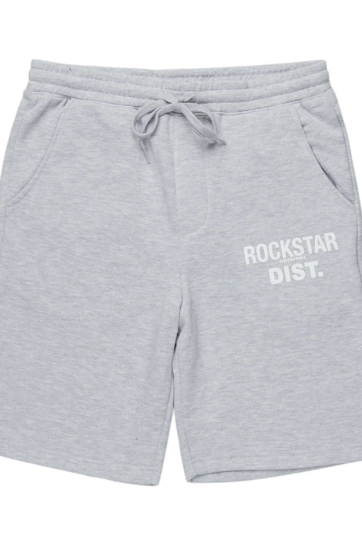 Alpine Heather Grey Fleece Short