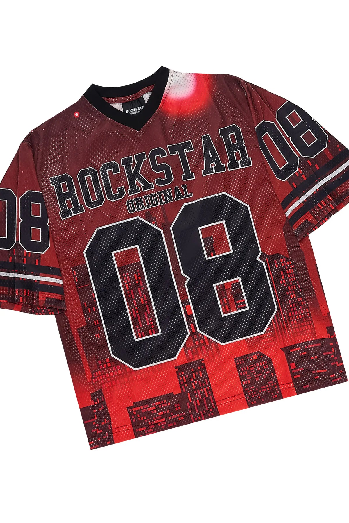 Boys Andres Red Boxy T-Shirt/Short Set