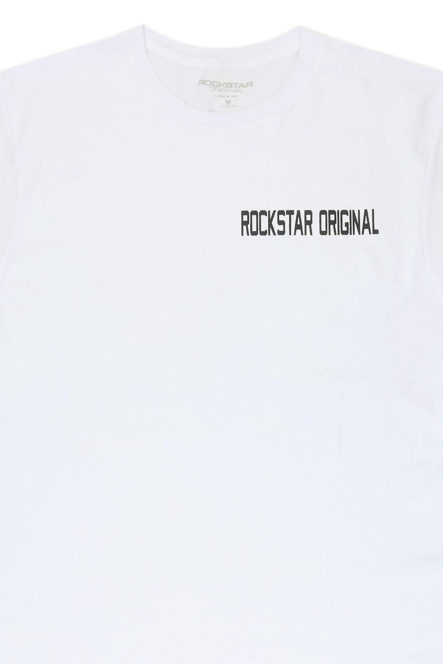 Arique White Cut Sleeve T-Shirt