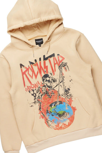 Barrett Sand Hoodie/Stacked Flare Jean Bundle