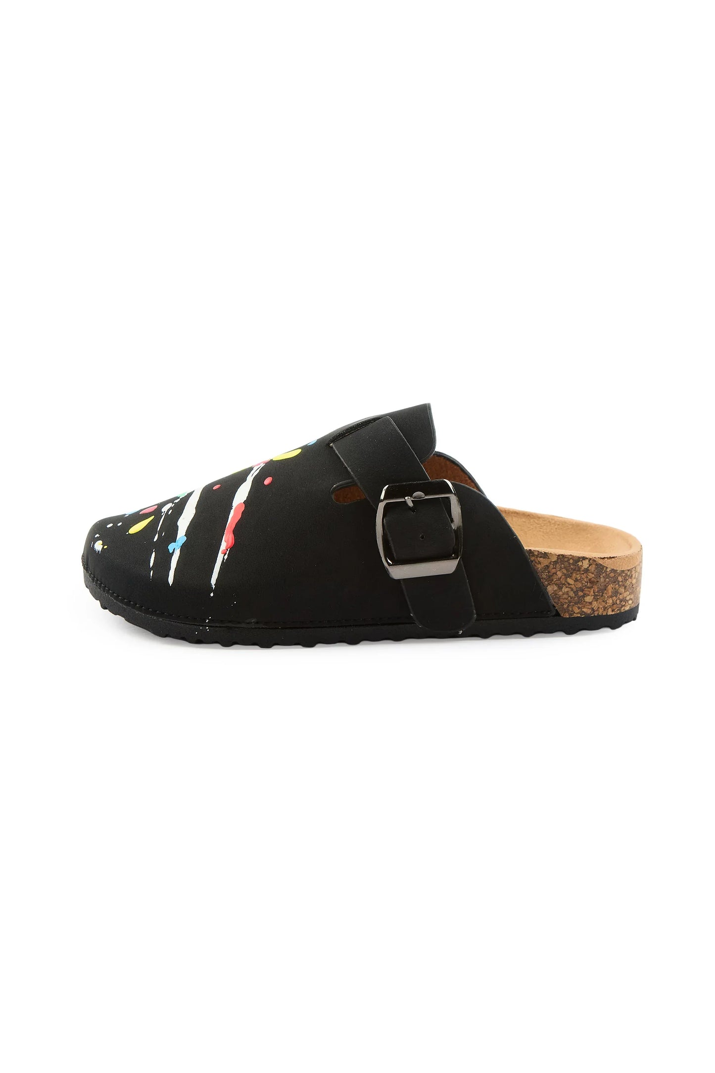 Boys Art Dist Black/Multi Slip On