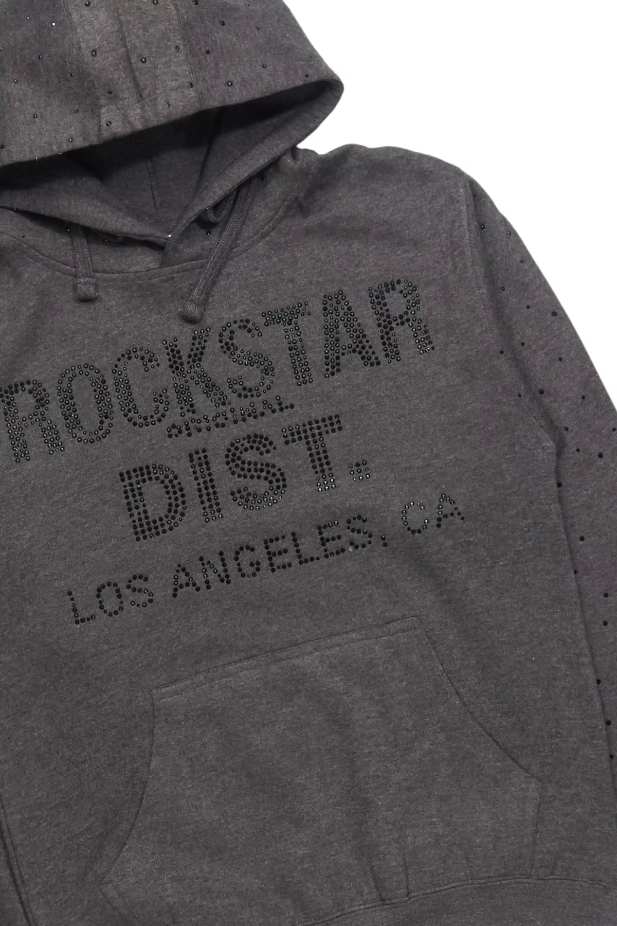 Aryka Charcoal Rhinestone Hoodie
