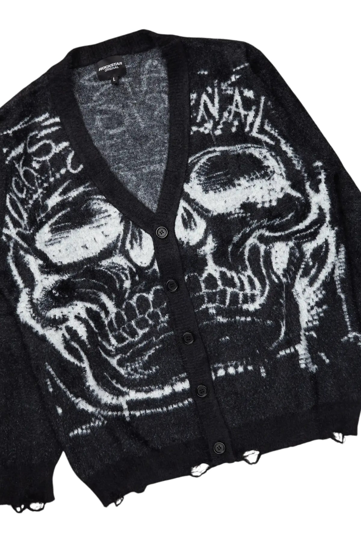 Bernhard Black Knit Sweater/Stacked Flare Jean Bundle