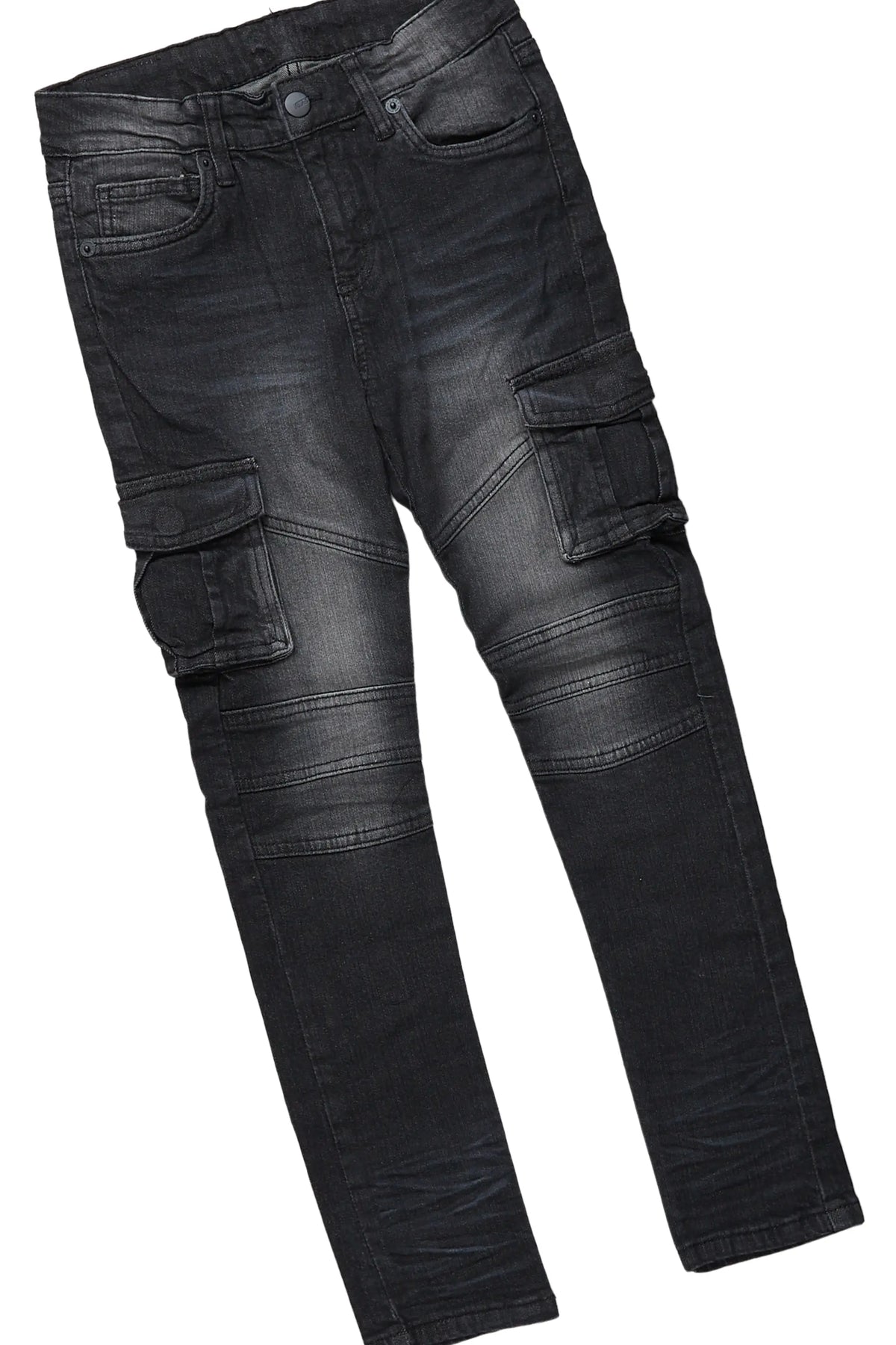 Boys Acco Grey  T-Shirt/Cargo Skinny Jean Set
