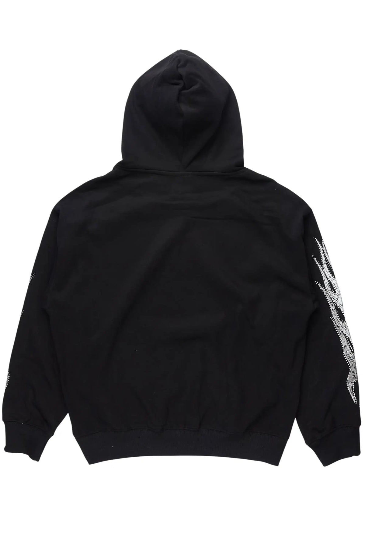 Ahnarie Black Rhinestone Hoodie