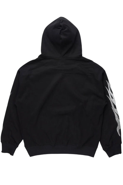 Ahnarie Black Rhinestone Hoodie