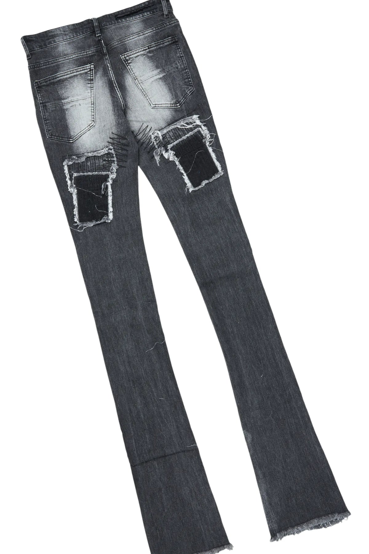 Banyan White T-Shirt & Camden Super Stacked Flare Jean Bundle