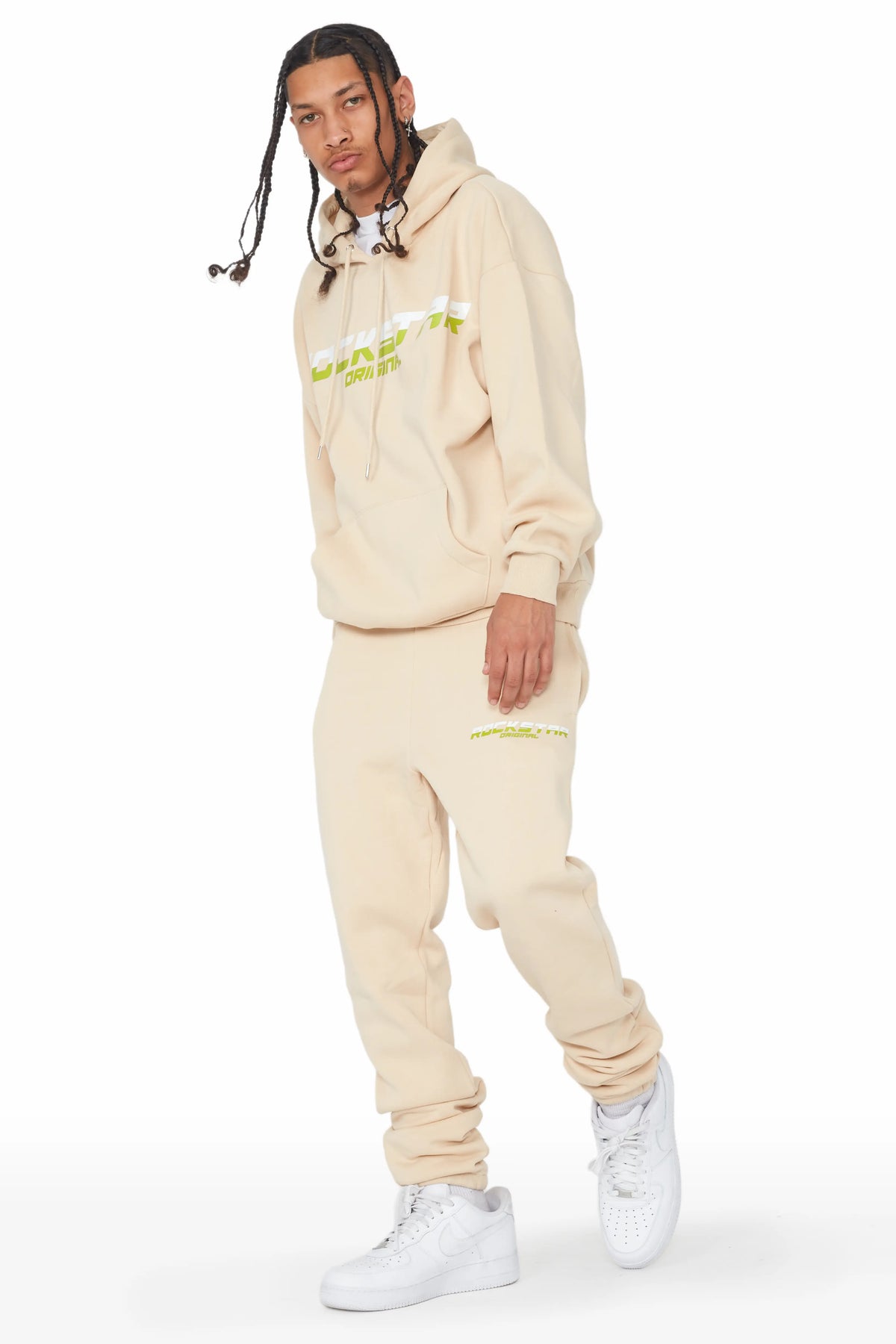 Blake Beige Relaxed Fit Track Set