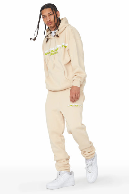 Blake Beige Relaxed Fit Track Set