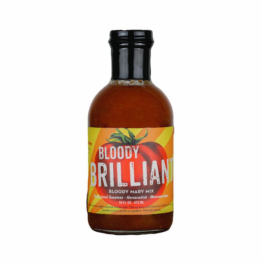 Back Pocket Provisions Bloody Brilliant, Bloody Mary Mix - 16 FL OZ 12 Pack