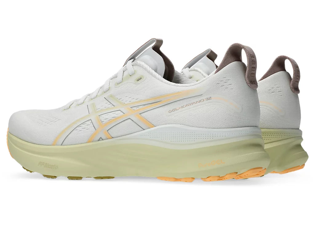 Asics Mens Gel Kayano 32- White/Orange Glow (1011C052-101)