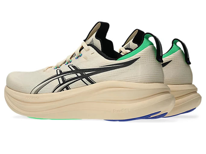 ASICS Men's GEL-NIMBUS 28 - SEASHELL/BLACK