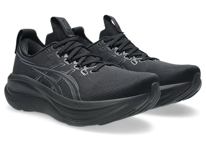 ASICS Men's GEL-NIMBUS 28 Extra wide - BLACK/GRAPHITE GREY