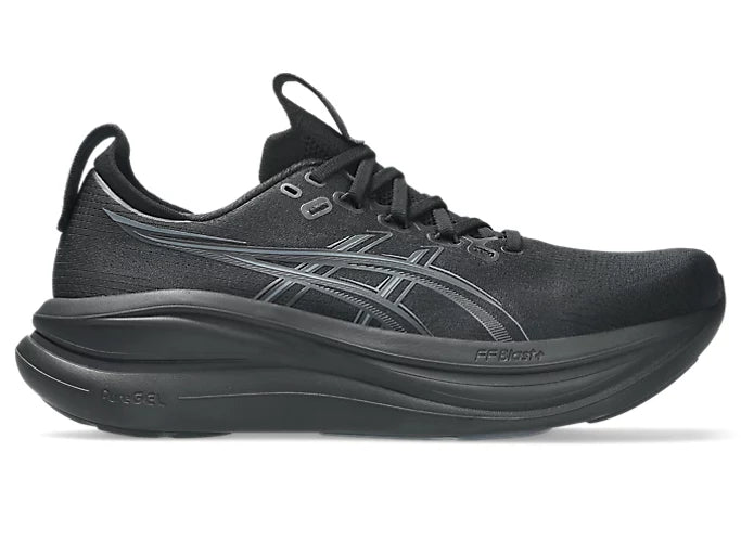 ASICS Men's GEL-NIMBUS 28 Extra wide - BLACK/GRAPHITE GREY