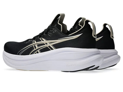 ASICS Men's GEL-NIMBUS 28 Extra wide - BLACK/FEATHER GREY