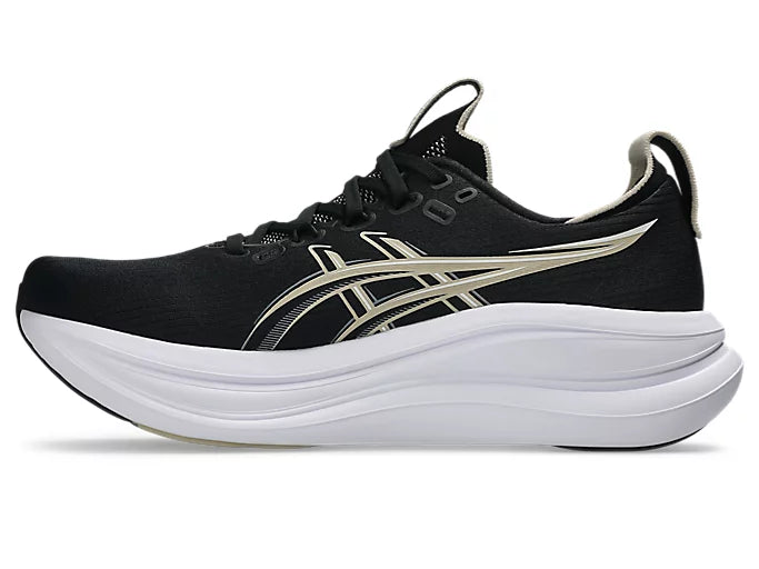 ASICS Men's GEL-NIMBUS 28 Wide - BLACK/FEATHER GREY